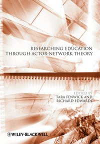 cover of the book Researching Education Through Actor-Network Theory