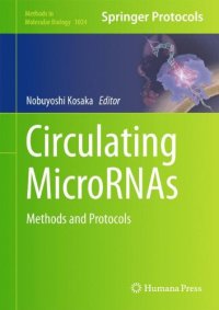 cover of the book Circulating MicroRNAs: Methods and Protocols