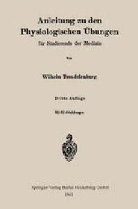 cover of the book Anleitung zu den Physiologischen Übungen für Studierende der Medizin