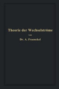 cover of the book Theorie der Wechselströme