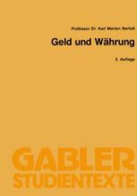 cover of the book Geld und Währung