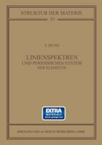 cover of the book Linienspektren und Periodisches System der Elemente