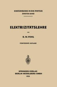 cover of the book Elektriƶitätslehre