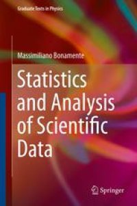 cover of the book Statistics and Analysis of Scientific Data