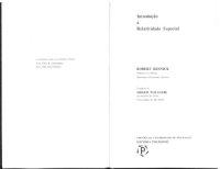 cover of the book Introdução à Relatividade Especial