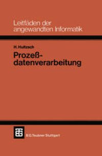 cover of the book Prozeßdatenverarbeitung