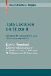 cover of the book Tata Lectures on Theta II