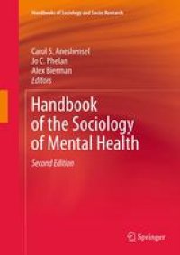 cover of the book Handbook of the Sociology of Mental Health