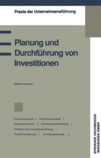 cover of the book Planung und Durchführung von Investitionen