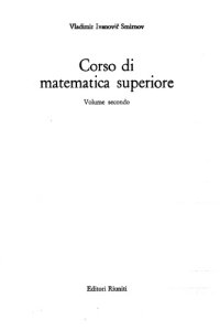 cover of the book Corso di matematica superiore