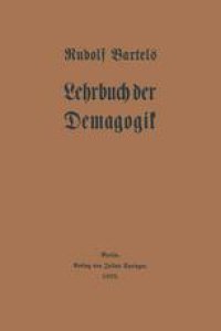 cover of the book Lehrbuch der Demagogik