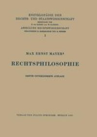 cover of the book Rechtsphilosophie