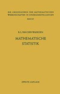 cover of the book Mathematische Statistik