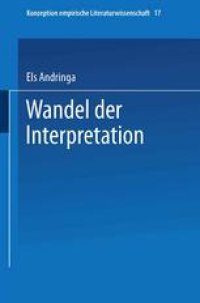 cover of the book Wandel der Interpretation: Kafkas, Vor dem Gesetz‘ im Spiegel der Literaturwissenschaft