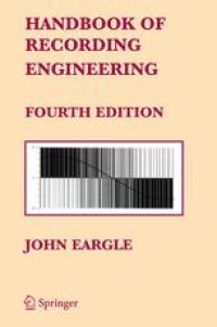 cover of the book Handbook of Recording Engineering