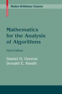 cover of the book Mathematics for the Analysis of Algorithms