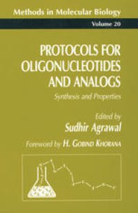 cover of the book Protocols for Oligonucleotides and Analogs: Synthesis and Properties