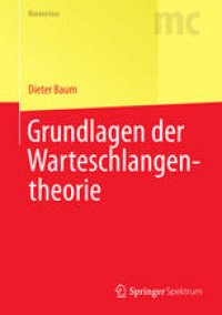 cover of the book Grundlagen der Warteschlangentheorie