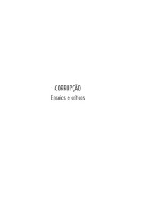 cover of the book Corrupção - Ensaios e críticas