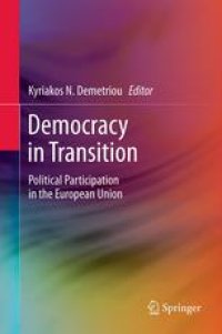 cover of the book Democracy in Transition: Political Participation in the European Union