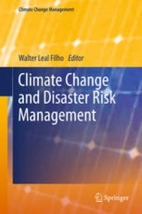 cover of the book Climate Change and Disaster Risk Management