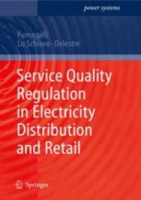 cover of the book Service Quality Regulation in Electricity Distribution and Retail