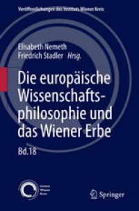 cover of the book Die europäische Wissenschaftsphilosophie und das Wiener Erbe