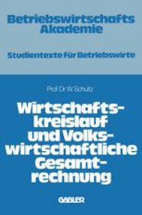 cover of the book Wirtschaftskreislauf und Volkswirtschaftliche Gesamtrechnung