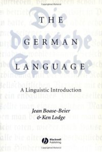 cover of the book The German Language: A Linguistic Introduction