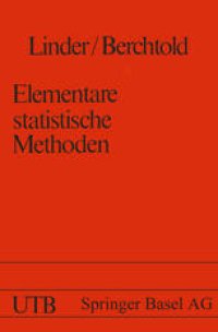 cover of the book Elementare statistische Methoden