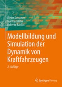 cover of the book Modellbildung und Simulation der Dynamik von Kraftfahrzeugen