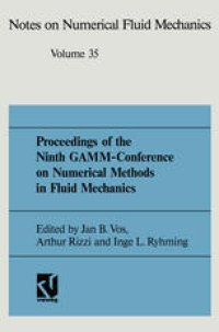 cover of the book Proceedings of the Ninth GAMM-Conference on Numerical Methods in Fluid Mechanics: Lausanne, September 25–27, 1991