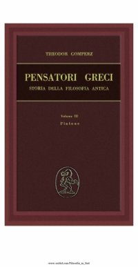 cover of the book Pensatori greci. Vol. III: Platone