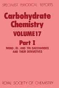 cover of the book Carbohydrate Chemistry Volume 17