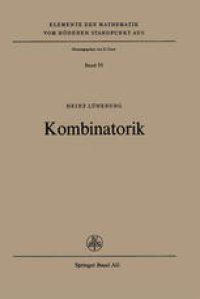 cover of the book Kombinatorik