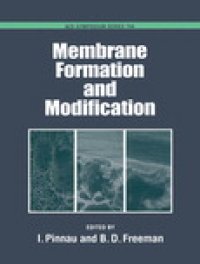 cover of the book Membrane Formation and Modification