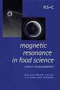 cover of the book Magnetic Resonance in Food Science - Latest Developments