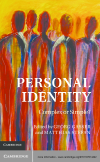 cover of the book Personal identity: complex or simple?