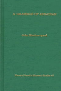 cover of the book A Grammar of Akkadian