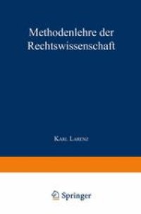 cover of the book Methodenlehre der Rechtswissenschaft