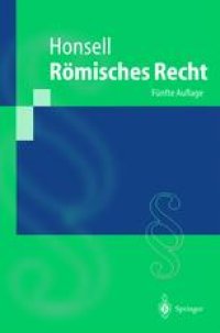 cover of the book Römisches Recht