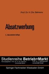 cover of the book Absatzwerbung