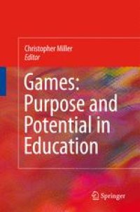 cover of the book Games: Purpose and Potential in Education