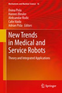 cover of the book New Trends in Medical and Service Robots: Theory and Integrated Applications