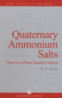 cover of the book Quaternary Ammonium Salts. Their Use in Phase-Transfer Catalysis