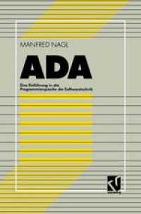 cover of the book ADA: Eine Einführung in die Programmiersprache der Softwaretechnik