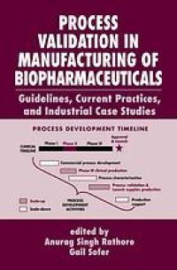 cover of the book Process validation in manufacturing of biopharmaceuticals : guidelines, current practices, and industrial case studies