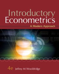 cover of the book Introductory Econometrics: A Modern Approach