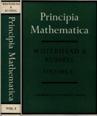 cover of the book Principia Mathematica