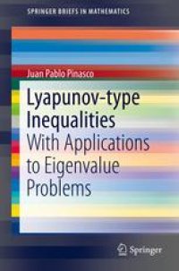 cover of the book Lyapunov-type Inequalities: With Applications to Eigenvalue Problems